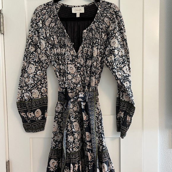 Cleobella Elly Mini Dress in Tripura Block Print Medium - Picture 6 of 12